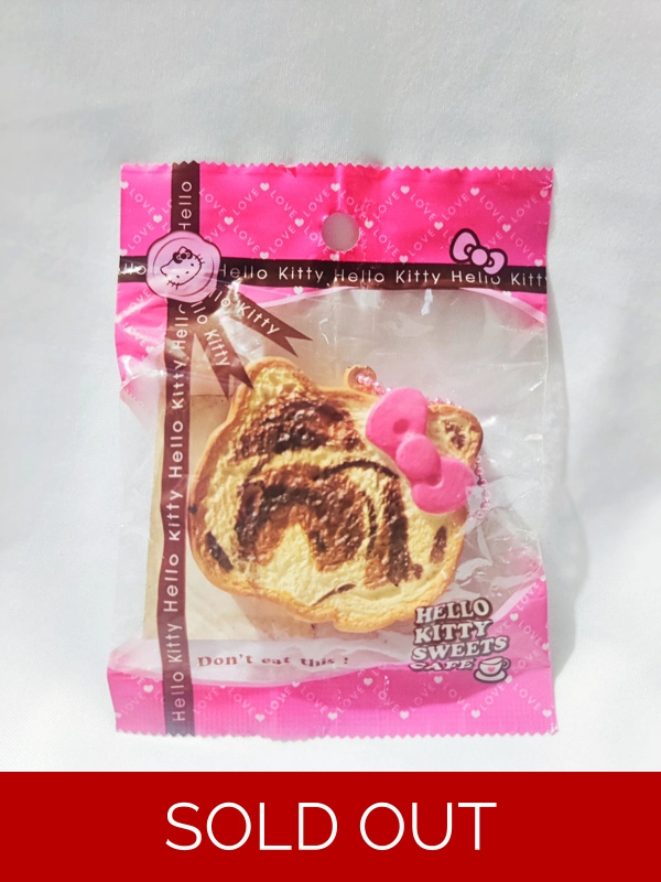 Sanrio Hello Kitty Squishy Mini Toast Ball Chain